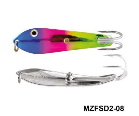AQUA MARINE - Fishing Spoon with Double Hooks - (Size: 2)